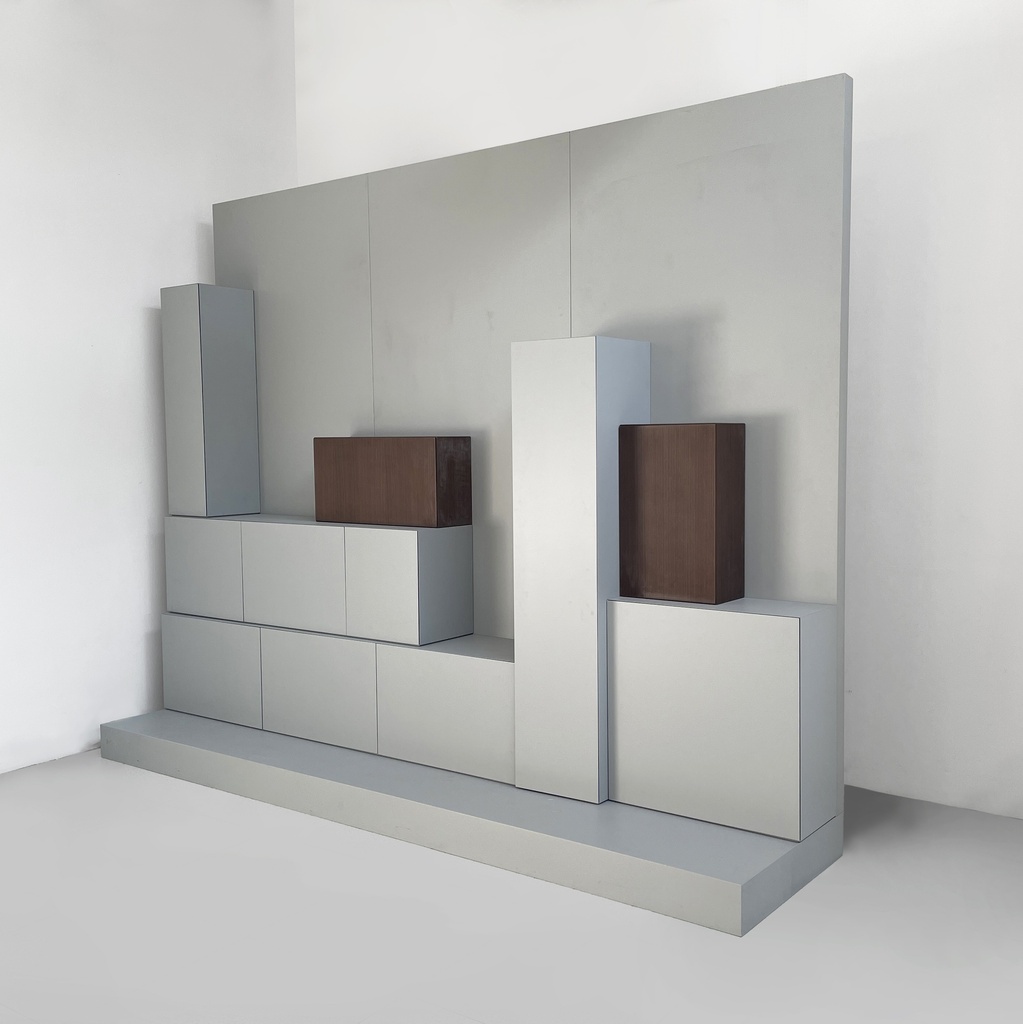 Mobile da parete Grande Piatto di Andrea Branzi per Design Gallery Milano, 1991