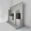 Mobile da parete Grande Piatto di Andrea Branzi per Design Gallery Milano, 1991