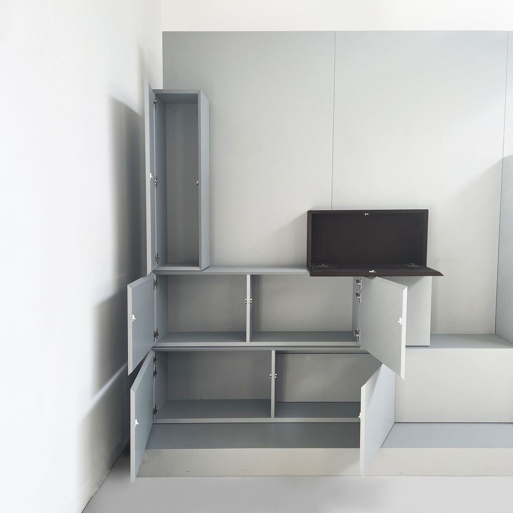 Mobile da parete Grande Piatto di Andrea Branzi per Design Gallery Milano, 1991