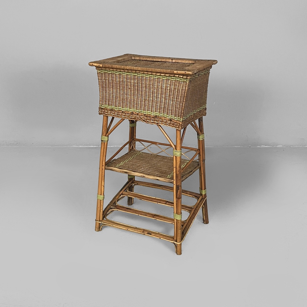 Contenitore in rattan, 1930 ca.