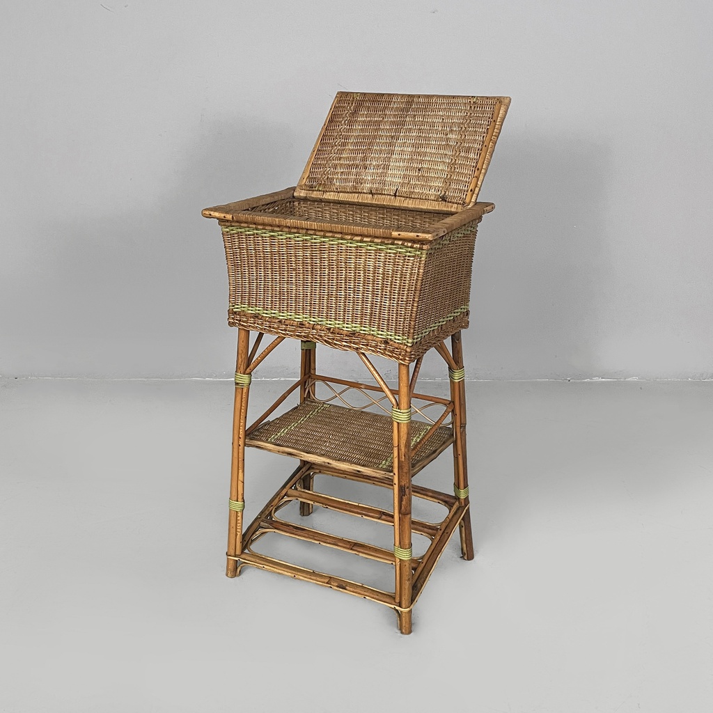 Contenitore in rattan, 1930 ca.