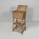 Contenitore in rattan, 1930 ca.