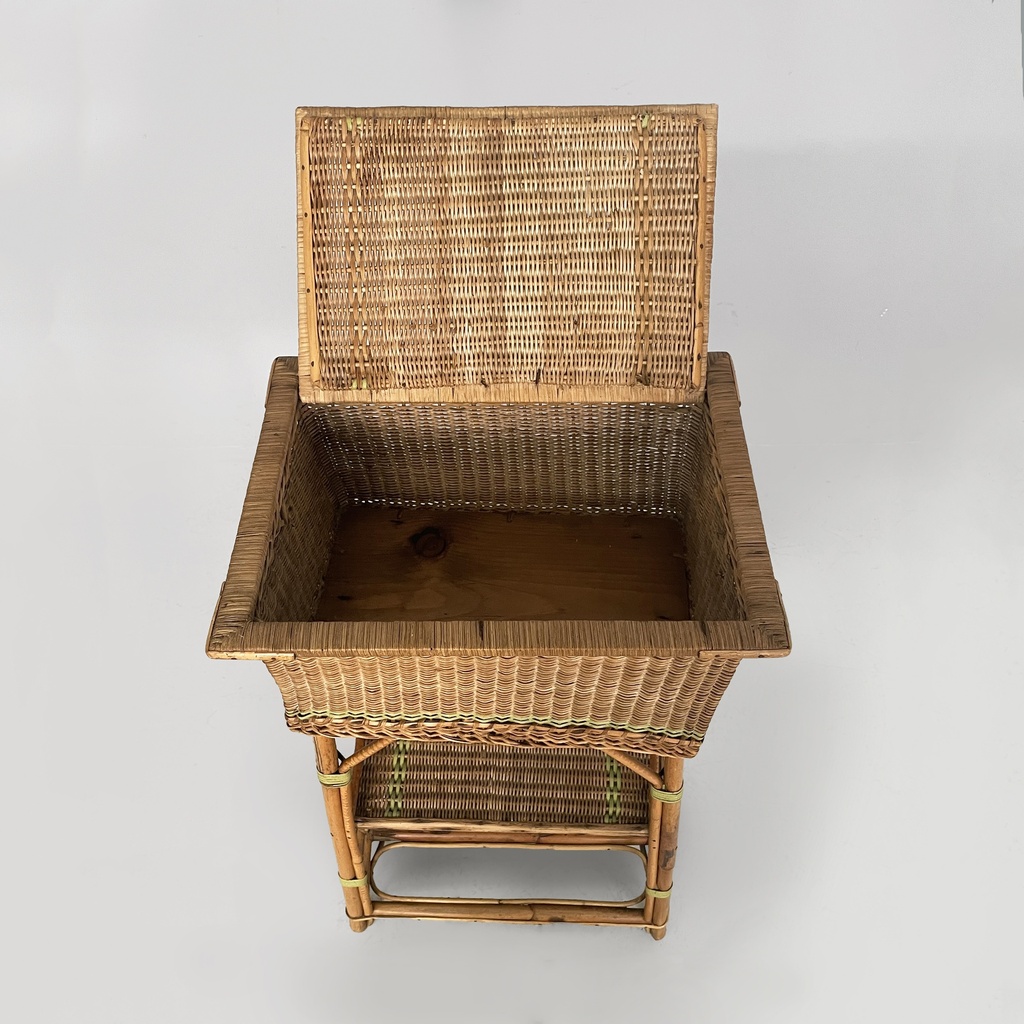 Contenitore in rattan, 1930 ca.