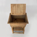 Contenitore in rattan, 1930 ca.
