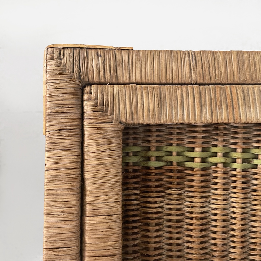 Contenitore in rattan, 1930 ca.