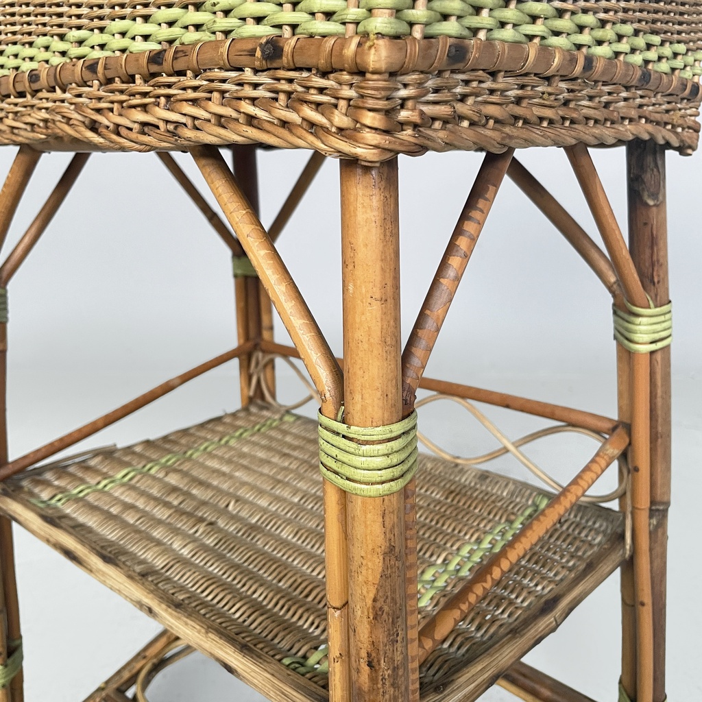 Contenitore in rattan, 1930 ca.