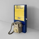 Telefono pubblico SIP da parete, 1960 ca. 