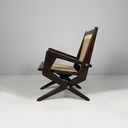 Poltrone in legno e paglia, 1940ca