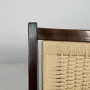 Poltrone in legno e paglia, 1940ca