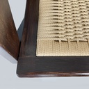 Poltrone in legno e paglia, 1940ca
