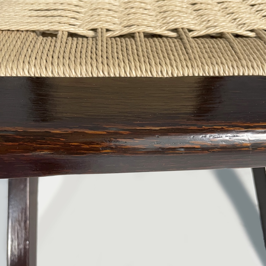 Poltrone in legno e paglia, 1940ca