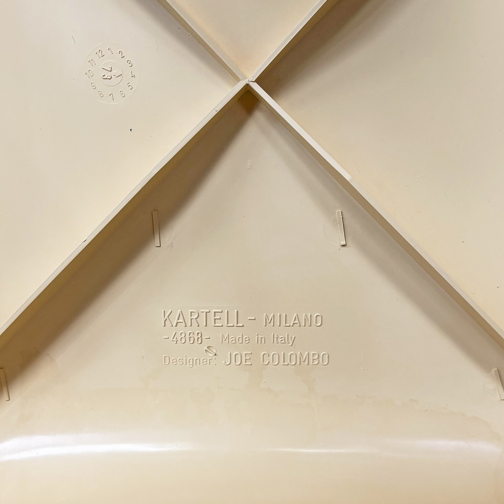 Sedie 4868 di Joe Colombo per Kartell, 1970 ca.