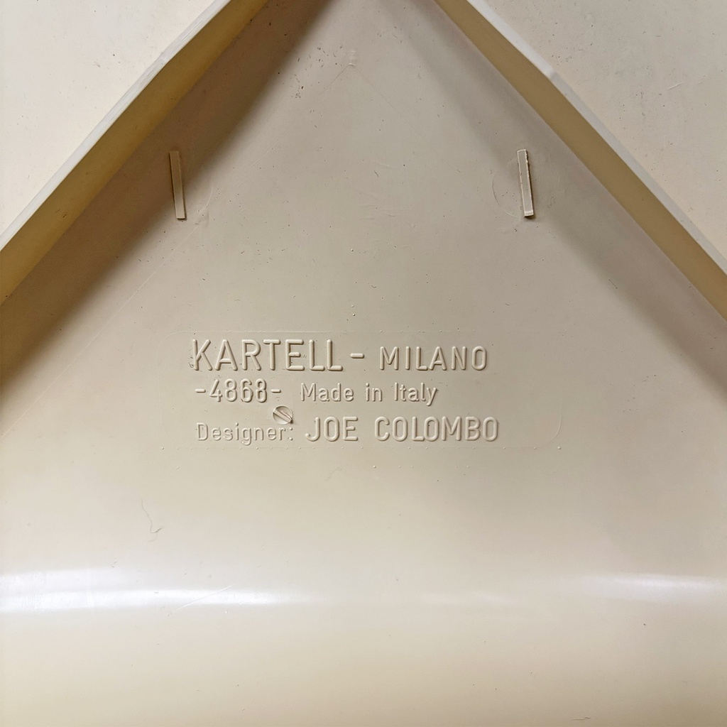 Sedie 4868 di Joe Colombo per Kartell, 1970 ca.