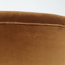 Divano in velluto marrone, 1930 ca.