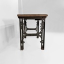 Consolle in legno e ghisa, 1800 ca.