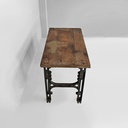 Consolle in legno e ghisa, 1800 ca.