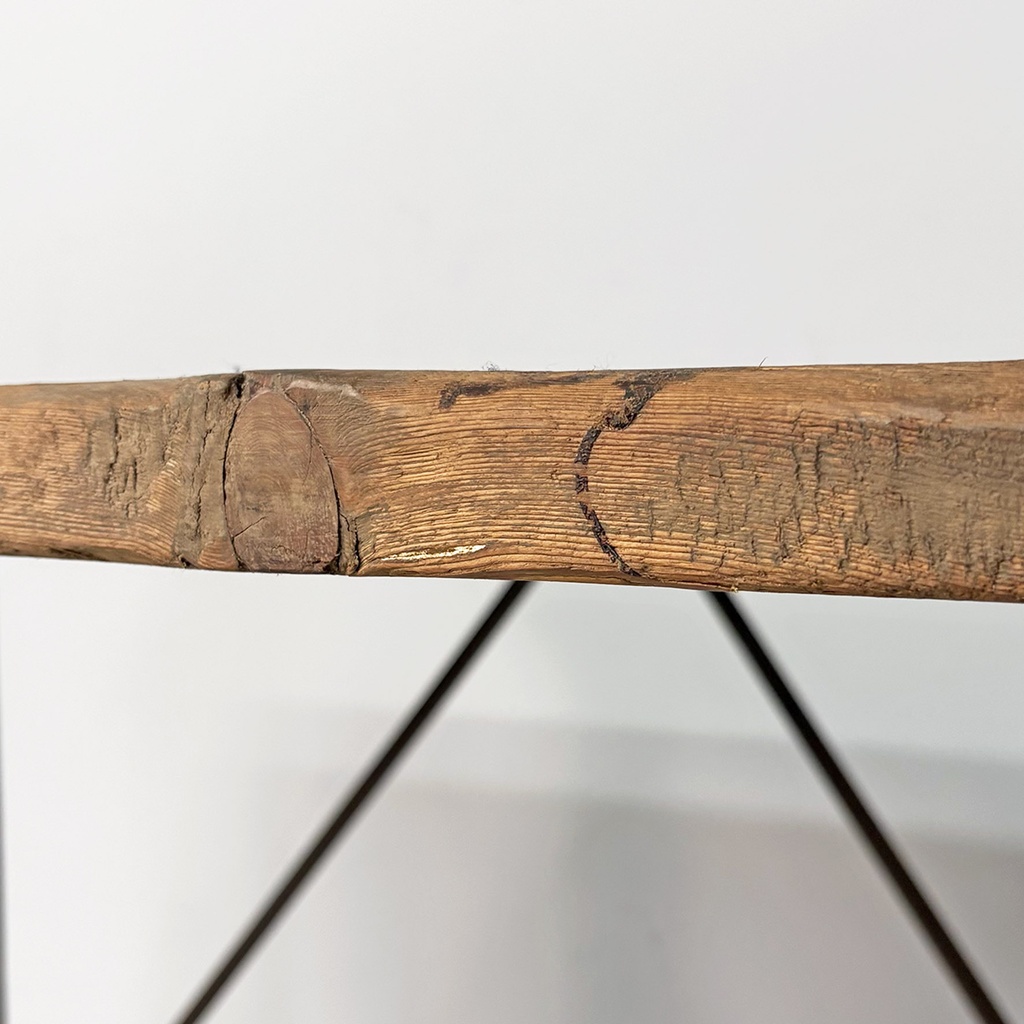 Consolle in legno e ghisa, 1800 ca.