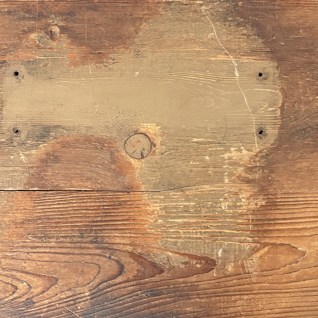 Consolle in legno e ghisa, 1800 ca.