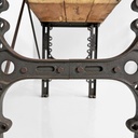 Consolle in legno e ghisa, 1800 ca.
