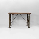 Consolle in legno e ghisa, 1800 ca.