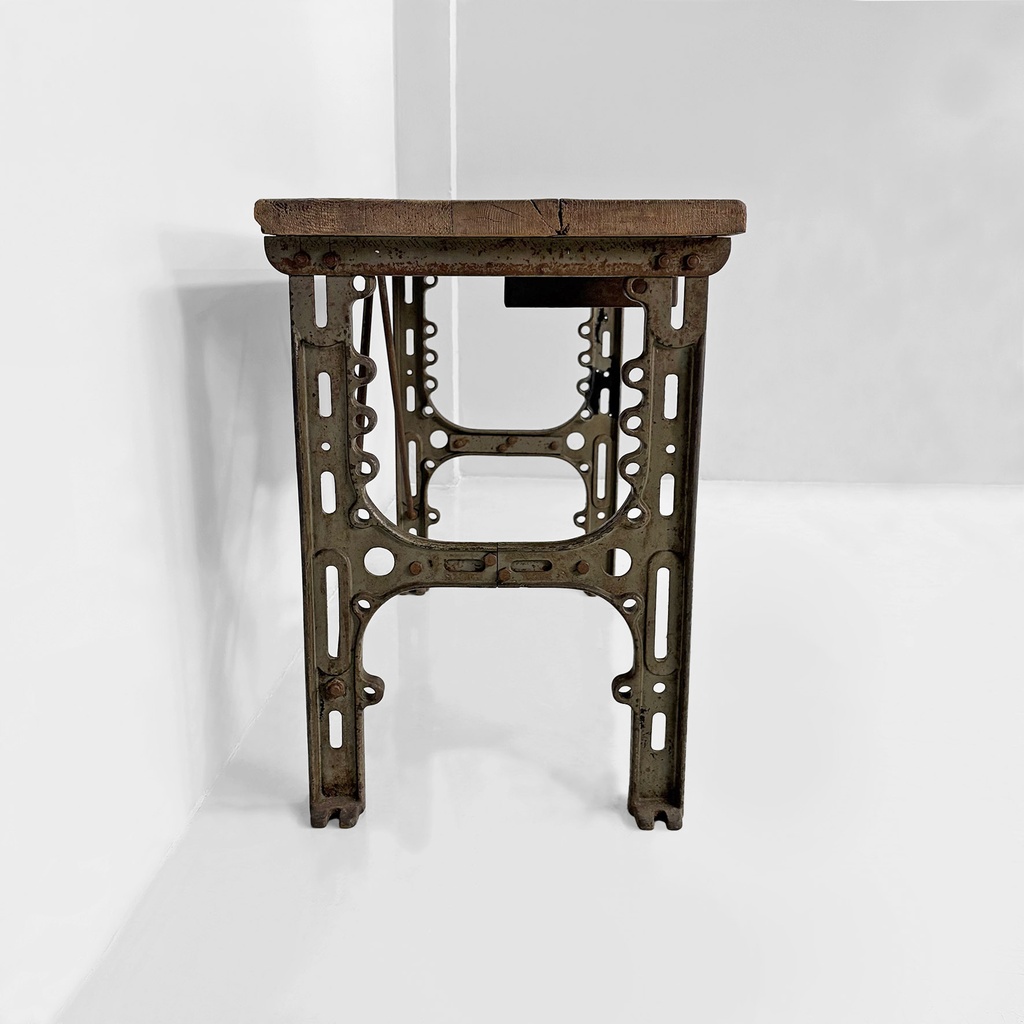 Consolle in legno e ghisa, 1800 ca.
