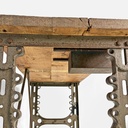 Consolle in legno e ghisa, 1800 ca.