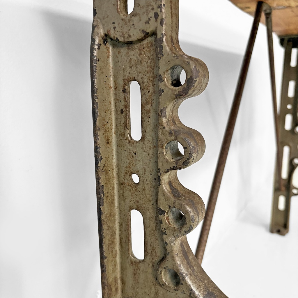 Consolle in legno e ghisa, 1800 ca.