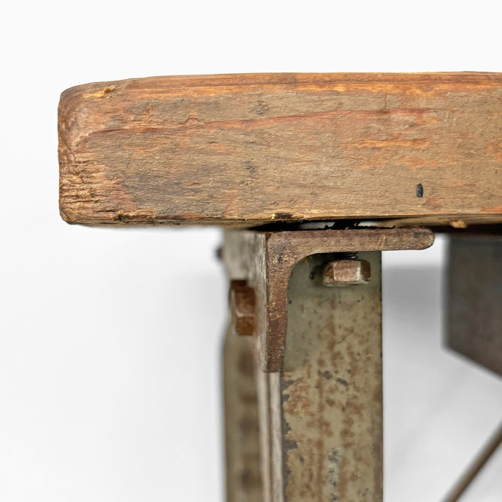 Consolle in legno e ghisa, 1800 ca.