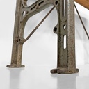 Consolle in legno e ghisa, 1800 ca.