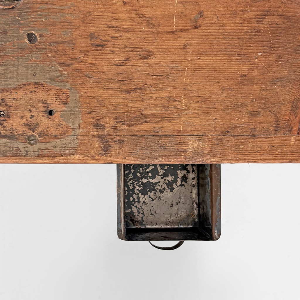 Consolle in legno e ghisa, 1800 ca.