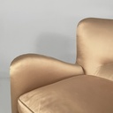 Poltrone in seta rosa beige, 1940 ca.
