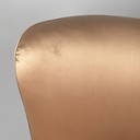 Poltrone in seta rosa beige, 1940 ca.