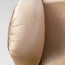 Poltrone in seta rosa beige, 1940 ca.