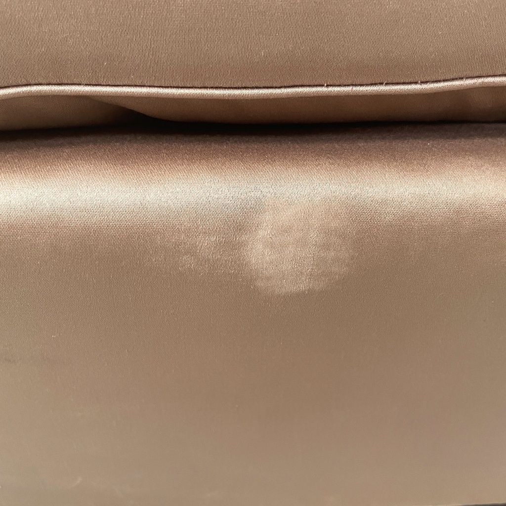 Poltrone in seta rosa beige, 1940 ca.