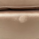 Poltrone in seta rosa beige, 1940 ca.