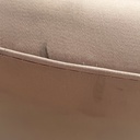 Poltrone in seta rosa beige, 1940 ca.