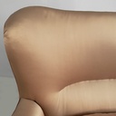 Divano in seta rosa beige, 1940 ca.