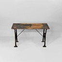 Consolle in legno e ghisa, 1800 ca.
