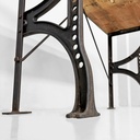 Consolle in legno e ghisa, 1800 ca.