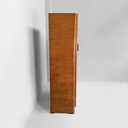 Armadio con specchio in legno, 1950 ca.