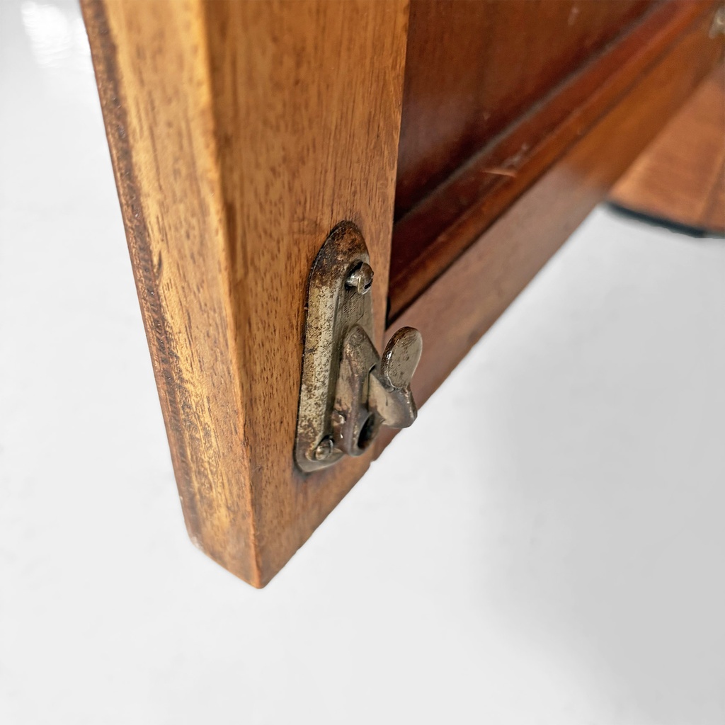 Armadio con specchio in legno, 1950 ca.