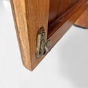 Armadio con specchio in legno, 1950 ca.