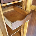 Armadio con specchio in legno, 1950 ca.