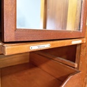 Armadio con specchio in legno, 1950 ca.