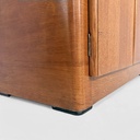 Armadio con specchio in legno, 1950 ca.
