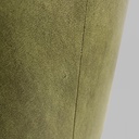 Pouf in similpelle verde, 1970 ca.