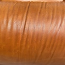 Poltrone in pelle marrone, 1970 ca.