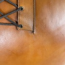 Poltrone in pelle marrone, 1970 ca.