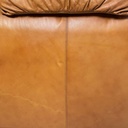 Poltrone in pelle marrone, 1970 ca.