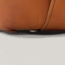 Poltrone in pelle marrone, 1970 ca.